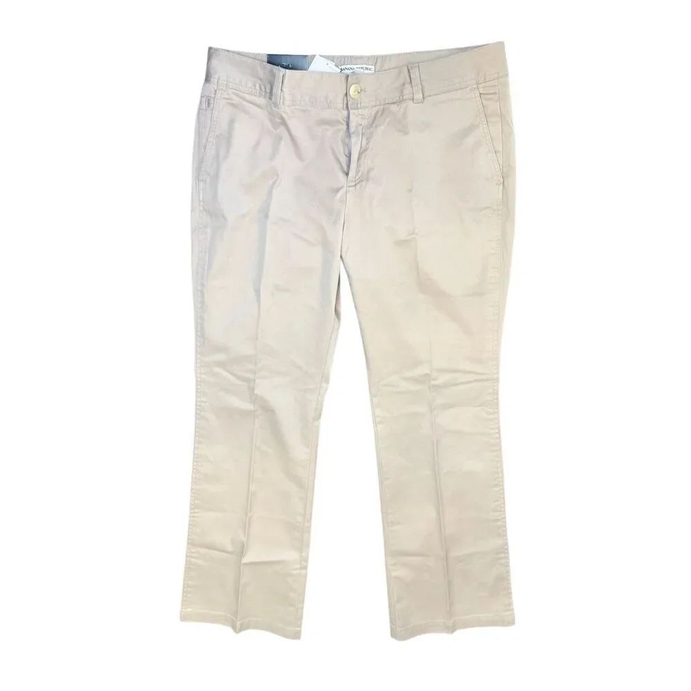 NWT Banana Republic Ryan Fit Khaki Trousers Sz.14